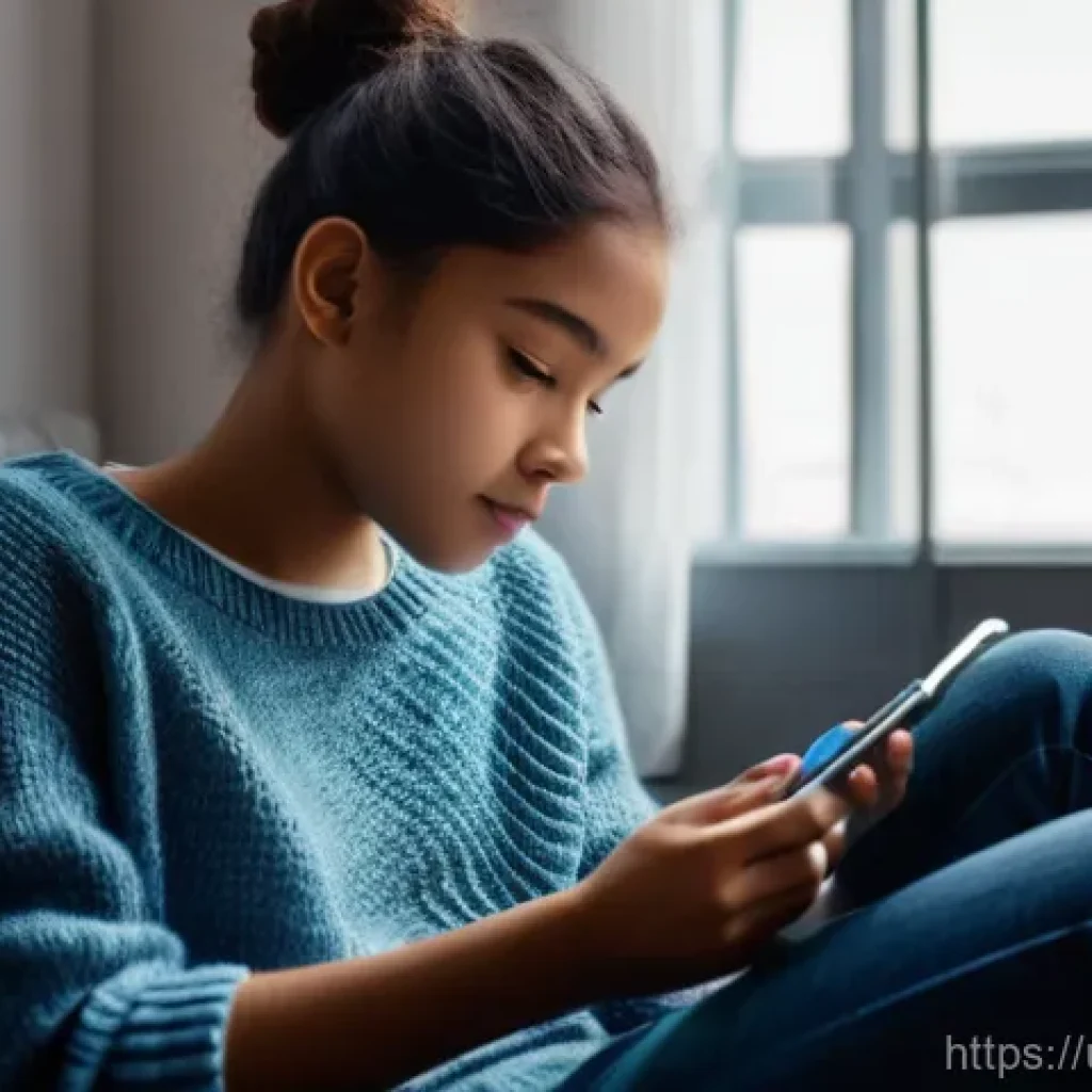 성교육과 성적 욕망의 사회적 영향 - **Prompt:** A thoughtful teenage girl, approximately 15 years old, with a diverse background, dresse...